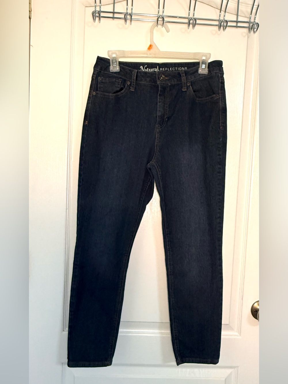 Natural Reflections Blue Straight-Leg Jeans size 12P